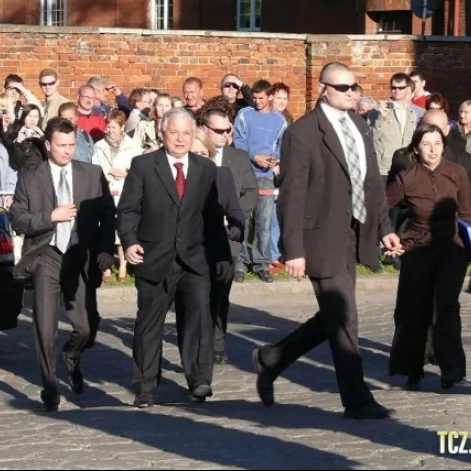 Tczew - Lech Kaczyński w Tczewie