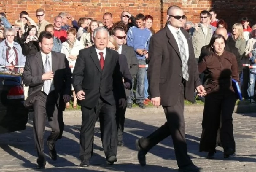 Tczew - Lech Kaczyński w Tczewie