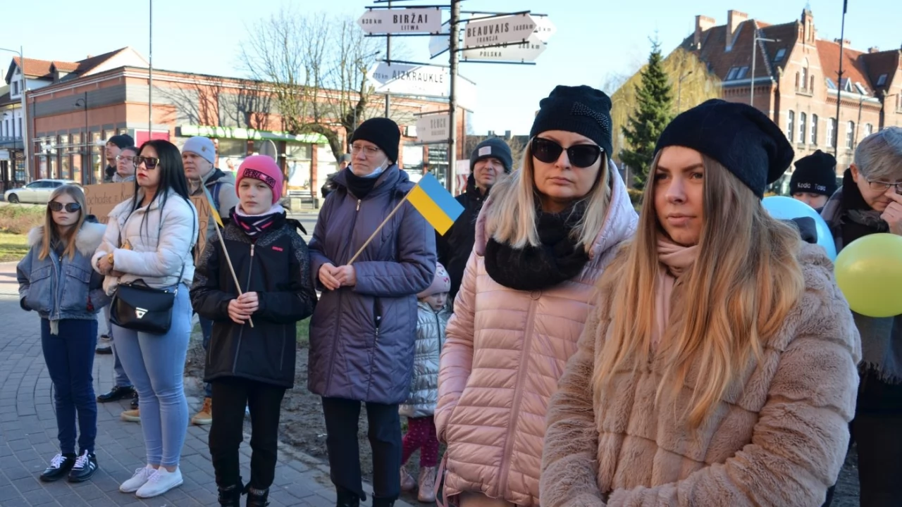 Tczew - Polacy i Ukraińcy ramię w ramię przeciw rosyjskiej agresji