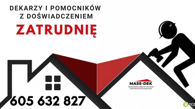 Tczew - Blacharzy - dekarzy i pomocników - z doświadczeniem