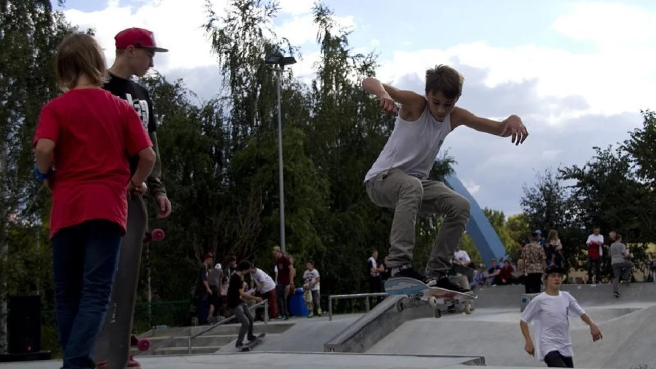 Tczew - Skateboarding w skateparku
