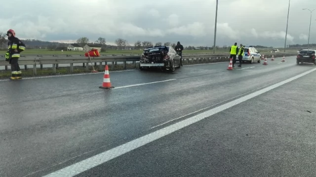 Tczew - Alert pogodowy na A1! Seria kolizji na autostradzie