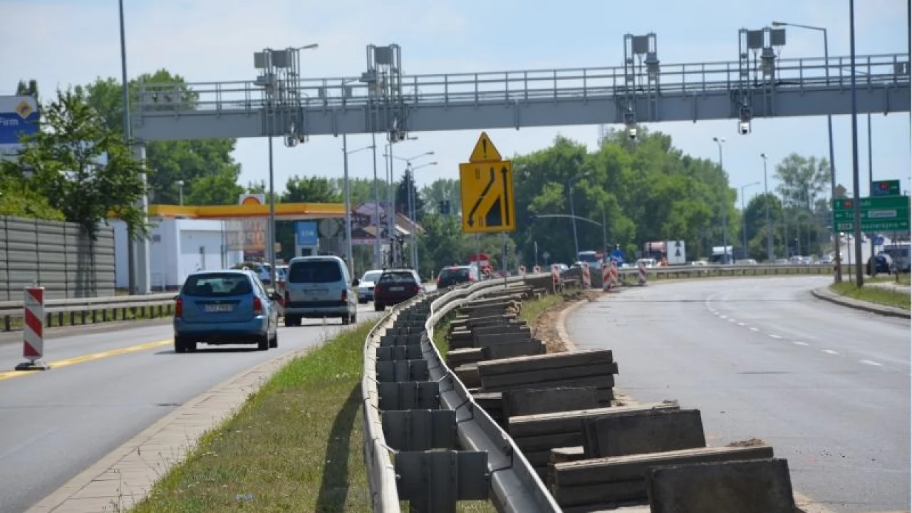 Tczew - Zamknięcie jezdni zachodniej dk 91
