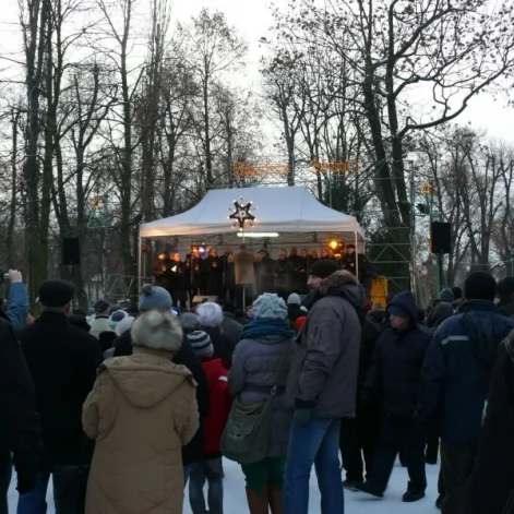 Tczew - Miejska wigilia w Parku Kopernika