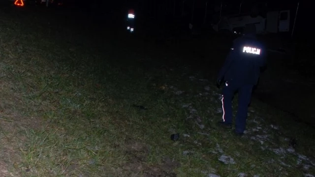 Tczew - Dwa wypadki - zaśnięcie za kierownicą i pieszy, który się poślizgnął