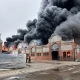 Tczew - Wielki pożar w Gdańsku - w środku 1500 rowerów MEVO. Na miejscu strażacy z Tczewa