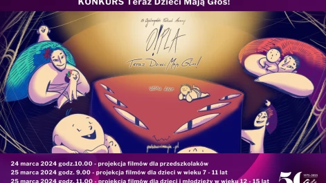 Tczew - 13. Ogólnopolski Festiwal Animacji O!PLA - projekcje filmów