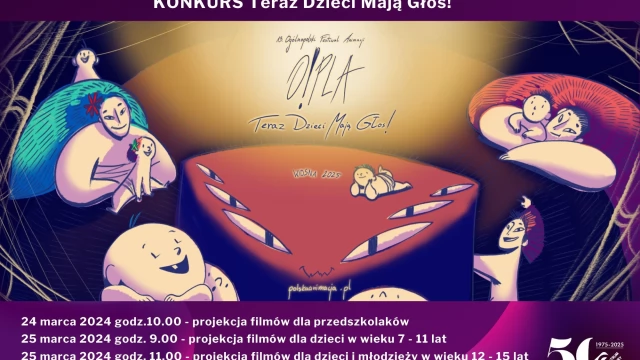 Tczew - 13. Ogólnopolski Festiwal Animacji O!PLA - projekcje filmów