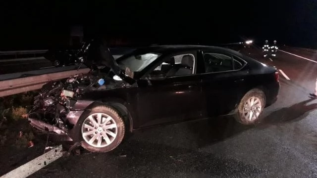 Tczew - Wypadek z udziałem trzech aut na A1. Duże utrudnienia w ruchu