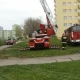 Tczew - Strażacy pomogli wydostać uwięzioną w mieszkaniu 87-latkę