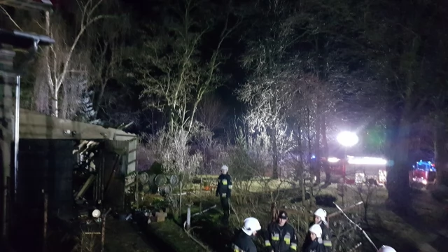 Tczew - Rakowiec. 7 zastępów straży walczyło z pożarem