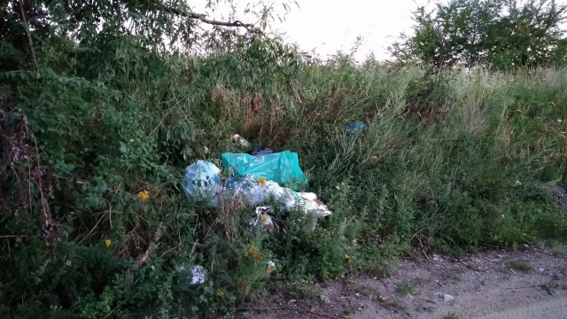 Tczew - Zamieniają szlak spacerowy w wysypisko. "Z azbestem to już przesada" [AKTUALIZACJA]