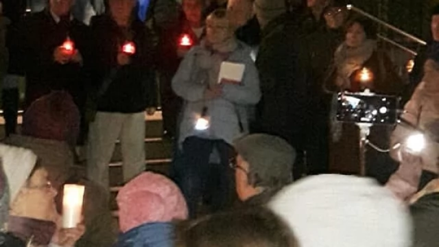 Tczew - "Dziś sędziowie - jutro Ty". Protest przed Sądem Rejonowym w Tczewie