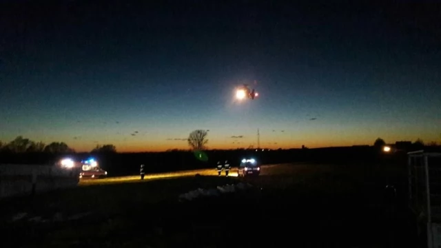 Tczew - Nieprzytomny mężczyzna wyniesiony z płonącego domu