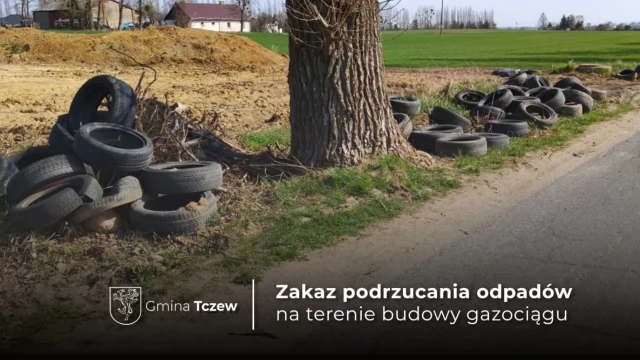 Tczew - Podrzucają stare opony. Do walki stanęły fotopułapki