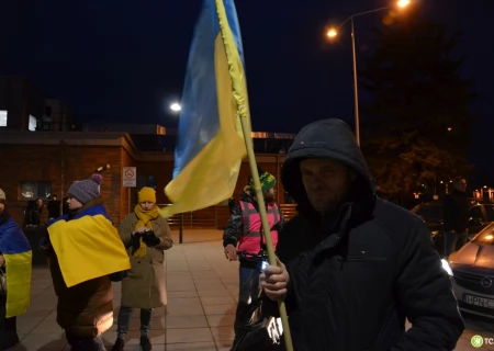 Tczew - Antywojenna demonstracja przeszła ulicami Tczewa