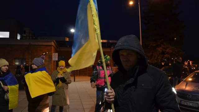 Tczew - Antywojenna demonstracja przeszła ulicami Tczewa