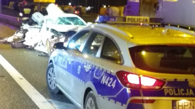 Tczew - Tragedia na A1. Jedna osoba nie żyje, dwie zostały ranne