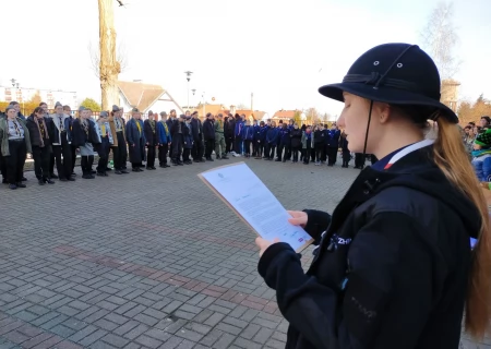 Tczew - Biwakowali w Tczewie z okazji Dnia Myśli Braterskiej