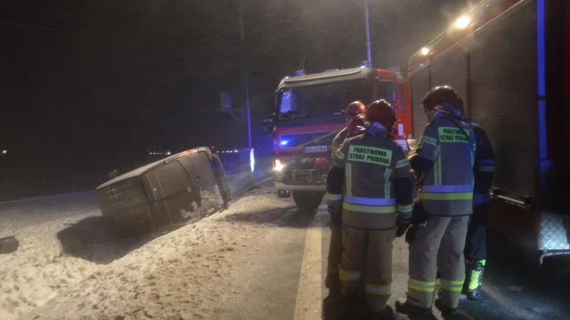 Tczew - Zderzenie dwóch busów. Są ranni! [WIDEO]