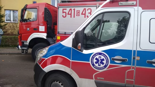 Tczew - Ul. Armii Krajowej. Po zderzeniu z osobówką drzewo spadło na spacerowicza [WIDEO]