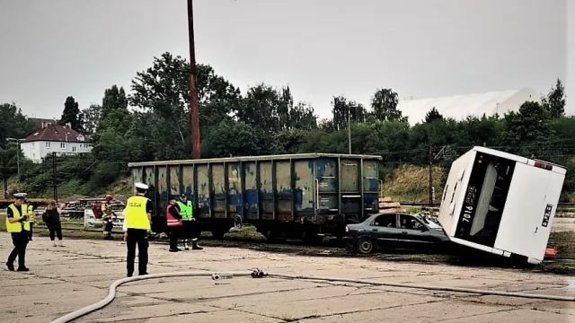 Tczew - Wspólne ćwiczenia służb ratunkowych