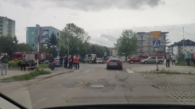 Tczew - Potrącenie rowerzysty na Żwirki