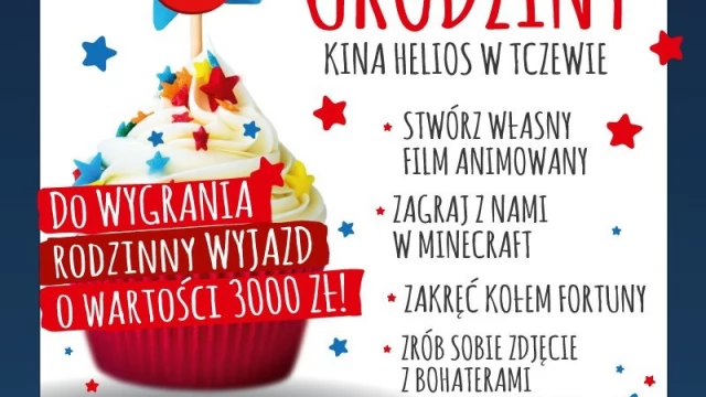 Tczew -  5. urodziny kina Helios w Tczewie!