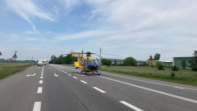 Tczew - Poważny wypadek w Gniewie. Droga krajowa 91 zablokowana [AKTUALIZACJA]