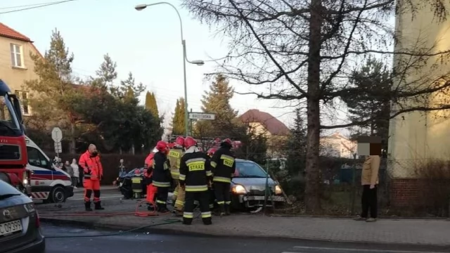 Tczew - Wypadek na skrzyżowaniu Bema, Bałdowskiej i Starowiejskiej