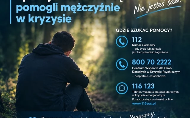 Tczew - Spokojem i rozmową pomogli mężczyźnie w kryzysie