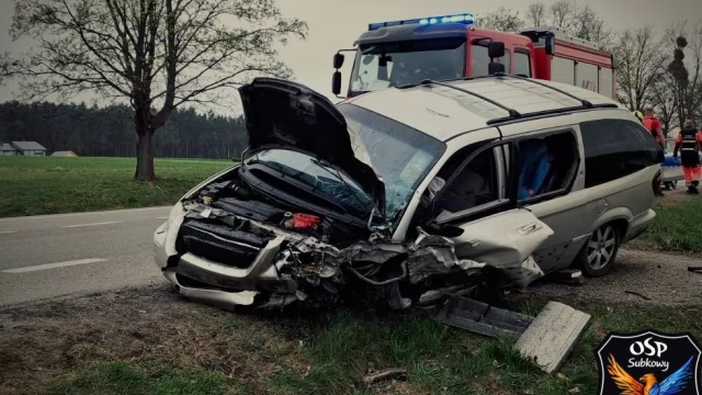 Tczew - Wypadek na DK91. Jedna osoba została ranna