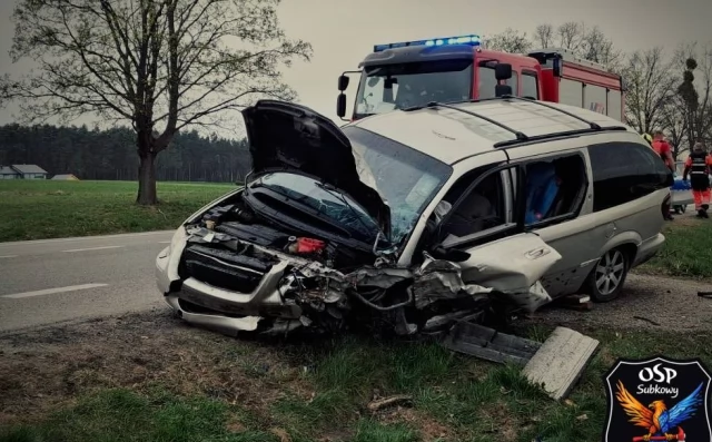 Tczew - Wypadek na DK91. Jedna osoba została ranna
