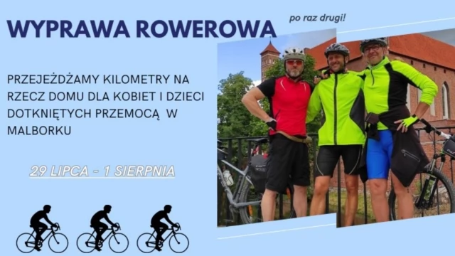 Tczew - Kręcą kilometry dla kobiet dotkniętych przemocą