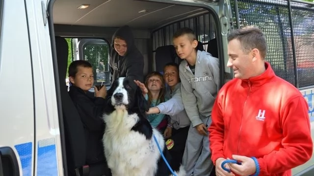 Tczew - Ogrody Nadziei. Policjanci wspierali chorych