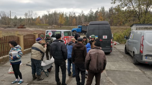 Tczew - Tczew dla Ukrainy wciąż pomaga, dotarł 20 km od linii frontu