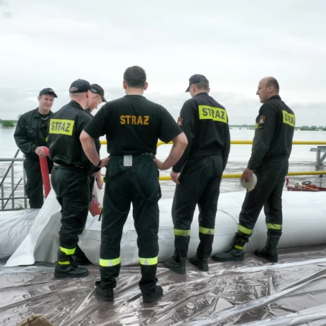 Tczew - Stan Wisły oraz przygotowania do nadejścia fali