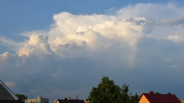 Tczew - Synoptycy: możliwe burze z gradem
