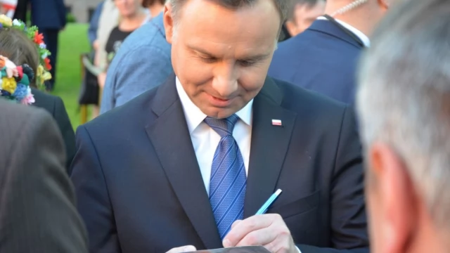 Tczew - Prezydent Andrzej Duda w Pelplinie