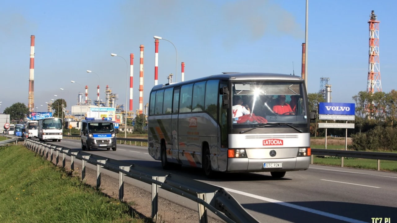Tczew - Kibice Lechii jadą na mecz
