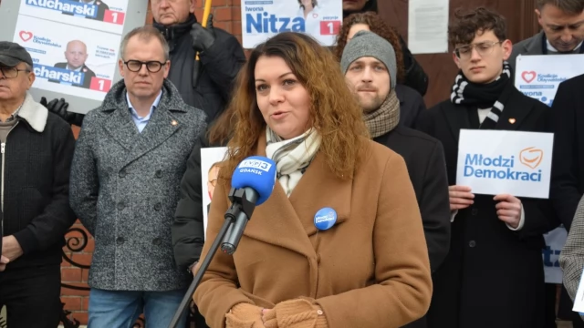 Tczew - Młodzi Demokraci zachęcali do głosowania w wyborach