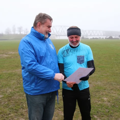 Tczew - Parkrun na niebiesko