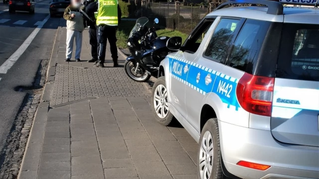 Tczew - Wypadek drogowy. Nieustąpienie pierwszeństwa motocykliście