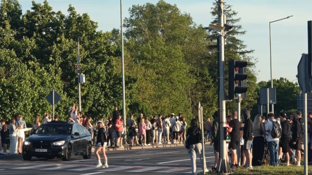 Tczew - Łatwogang przejechał przez Tczew w drodze po rekord i zdrowie dzieci!