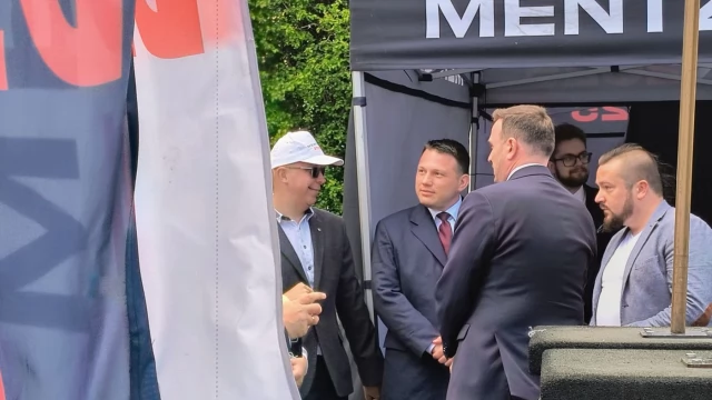 Tczew - Sławomir Mentzen w Tczewie "Klasa polityczna nam nie wyszła"