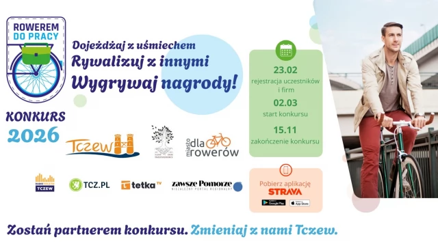 Tczew - "Rowerem do Pracy". Kręć kilometry i zdobywaj nagrody