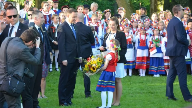 Tczew - Prezydent Andrzej Duda w Pelplinie