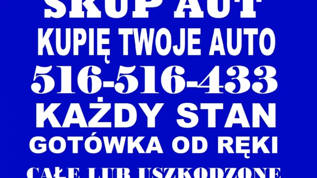 Tczew - Skup Aut t.516516433 wszystkie każdy stan
