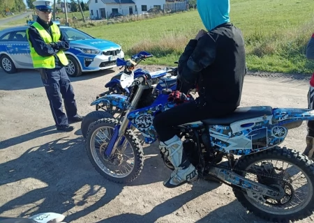 Tczew - Grupa nastolatków na quadach i motocyklach zatrzymana. Sprawą zajmie się sąd rodzinny
