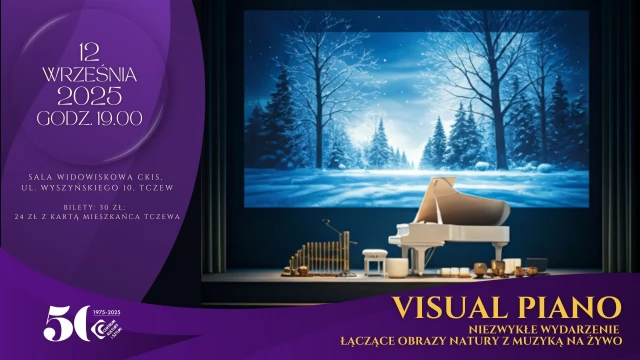 Tczew - Piano Visual - niezwykłe wydarzenie łączące obrazy natury z muzyką na żywo